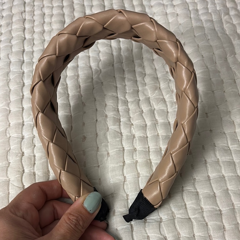 Tan Braided Hair Headband
